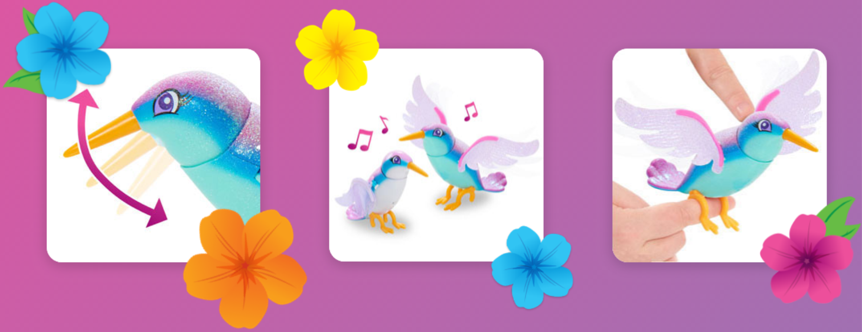 Colibrì Flutter Friends di Just Play!