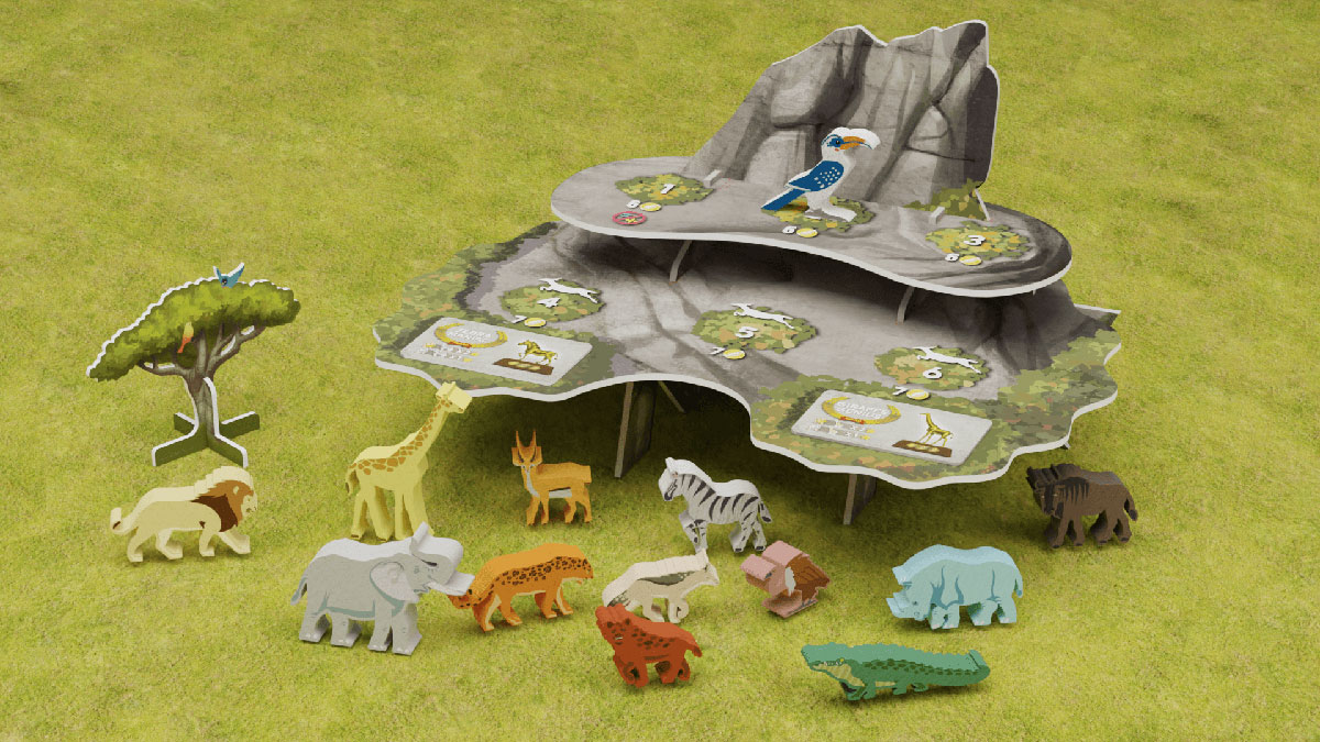 Serengeti gioco da tavolo per la conservazione della fauna selvatica