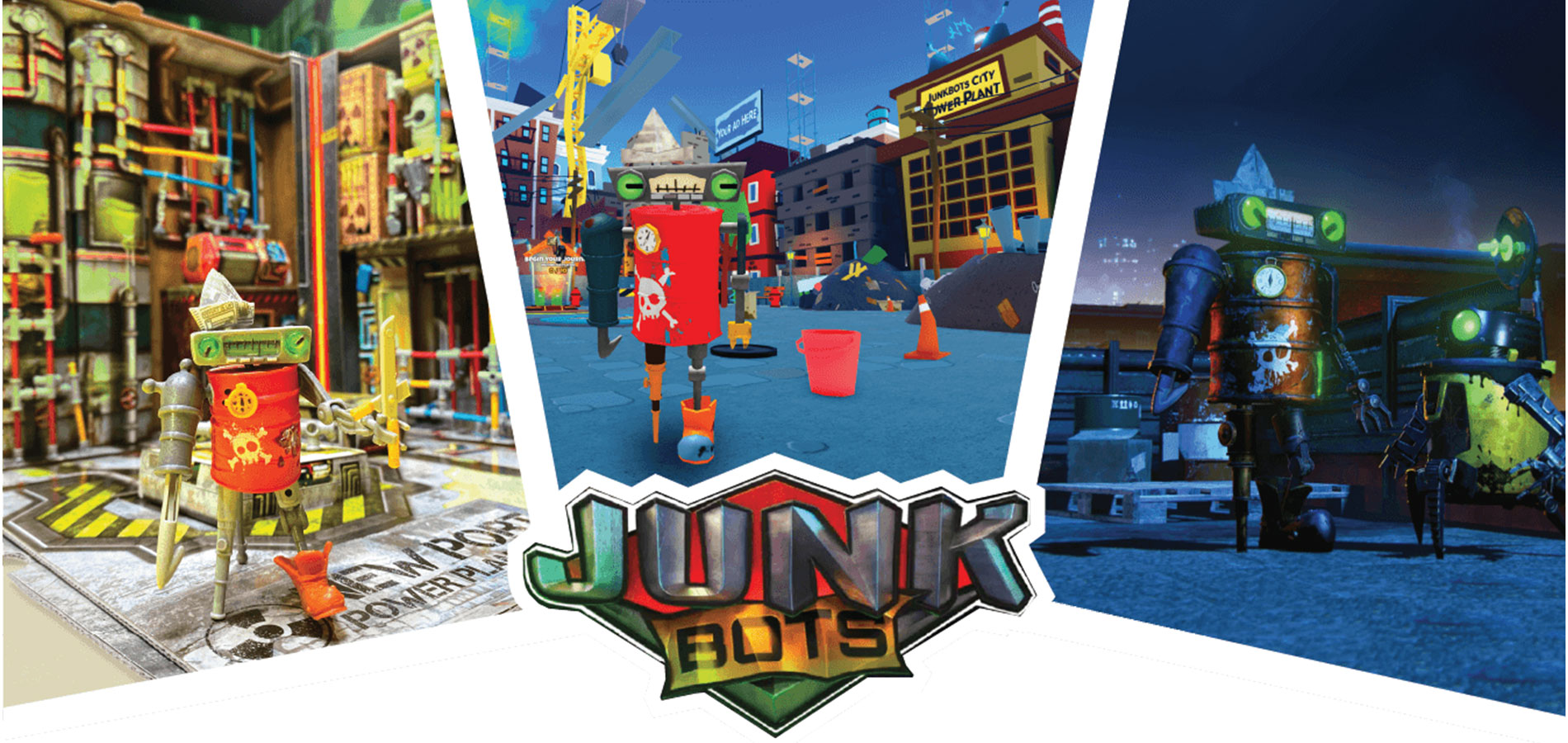 Set di gioco Port Power Plant: il sogno diventato realtà per i costruttori Junkbots