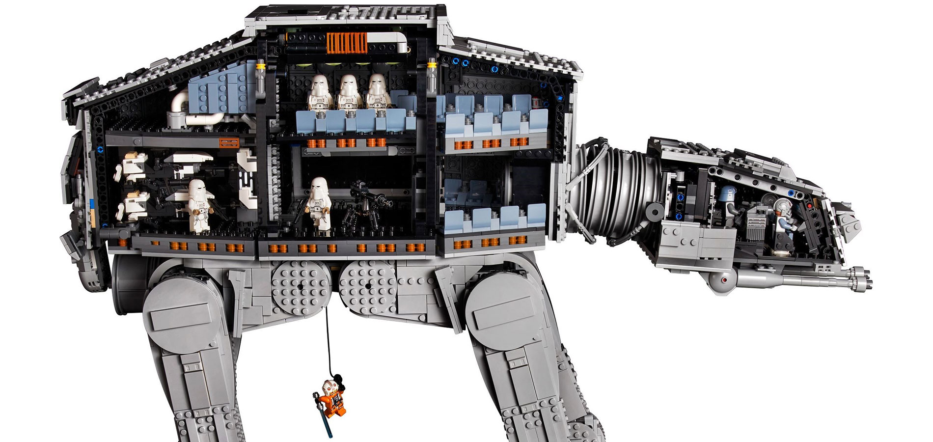 LEGO® sorprende gli appassionati adulti con un enorme camminatore AT-AT