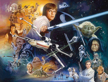 Puzzle Star Wars Kidicraft con effetto Prime 3D