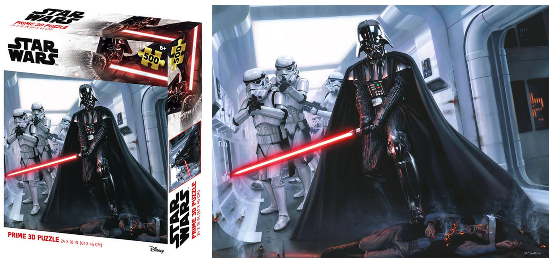 Puzzle Star Wars Kidicraft con effetto Prime 3D