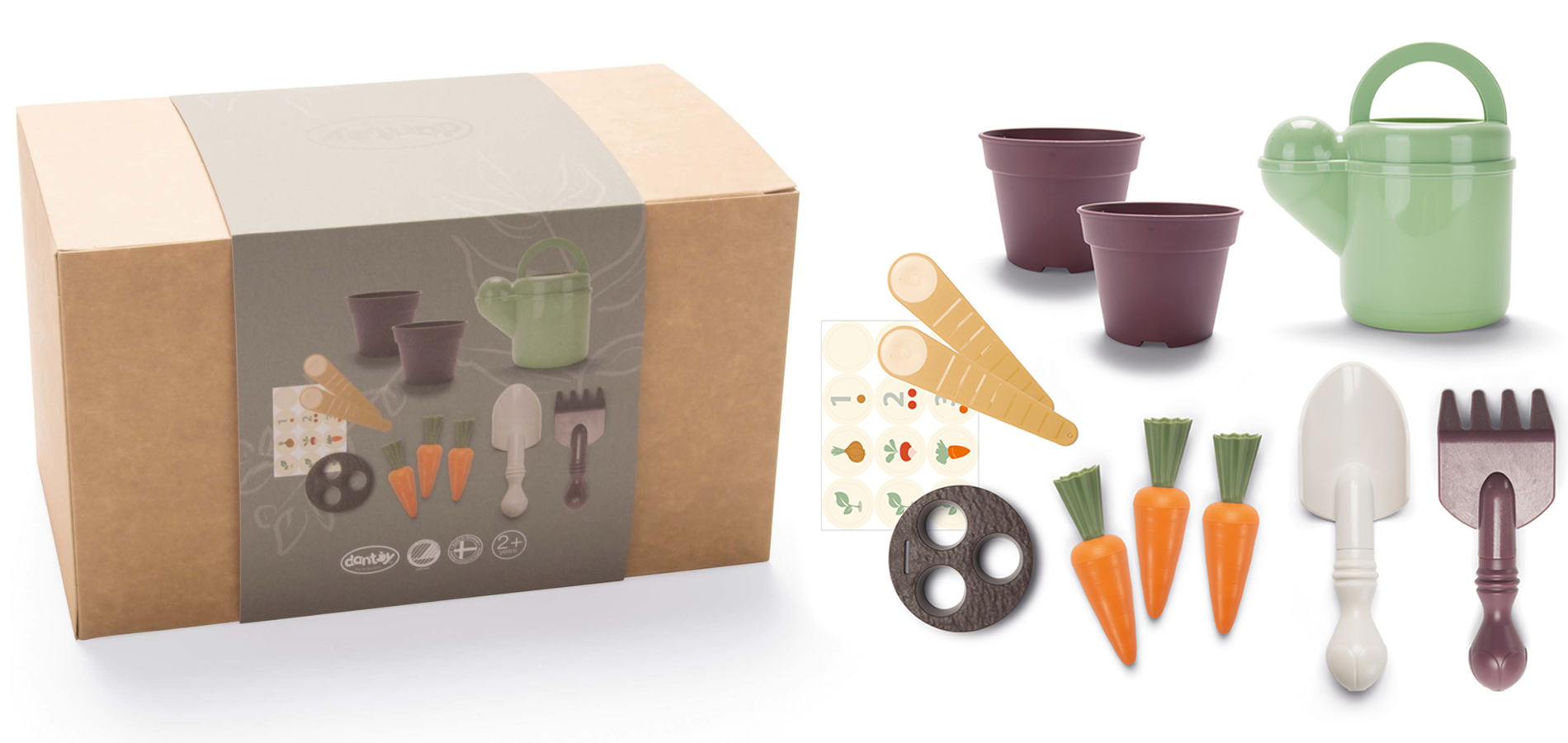 Il set da giardinaggio ecologico Dantoy ispira i bambini