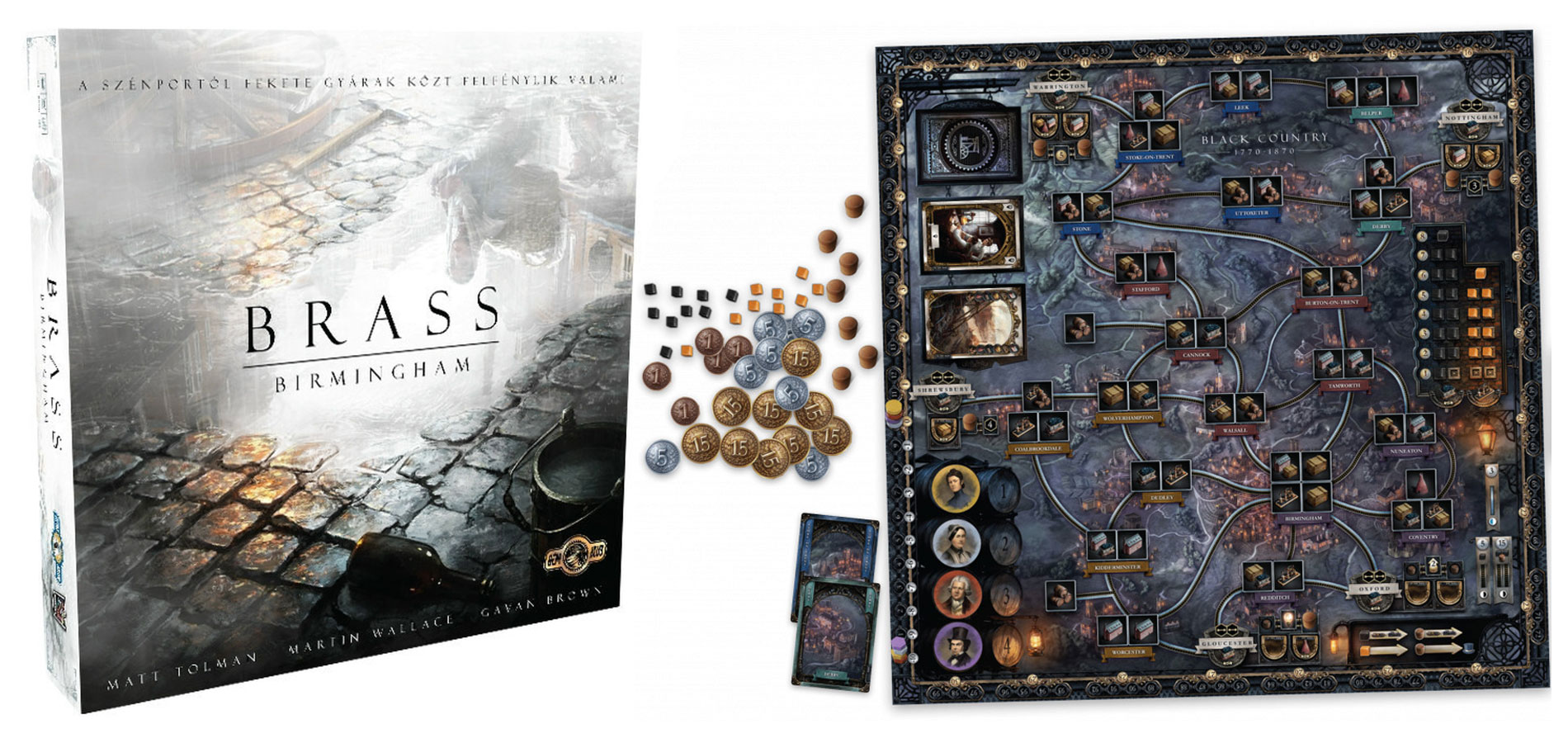 Top 10 giochi da tavolo – 3° classificato Brass: Birmingham