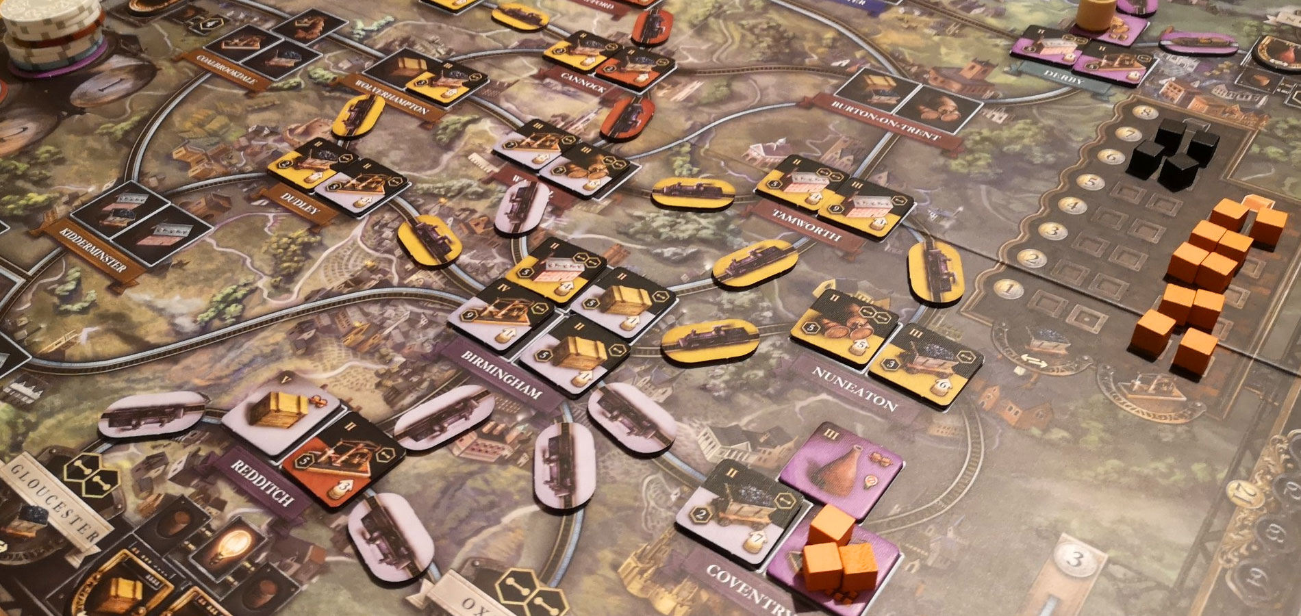 Top 10 giochi da tavolo – 3° classificato Brass: Birmingham