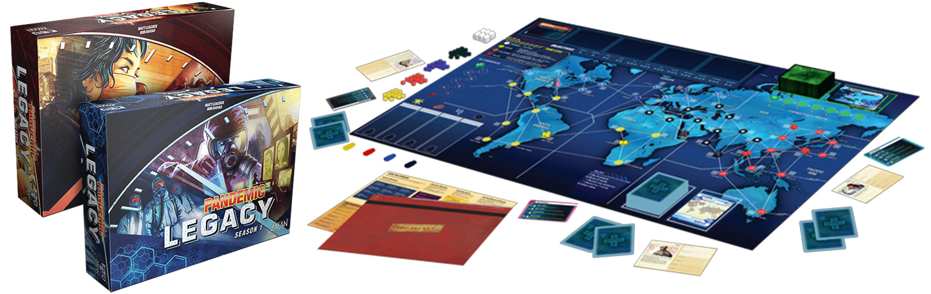 Top 10 giochi da tavolo – 2º posto Pandemic: Legacy - stagione 1