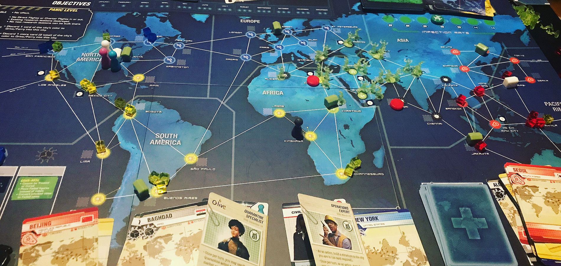 Top 10 giochi da tavolo – 2º posto Pandemic: Legacy - stagione 1