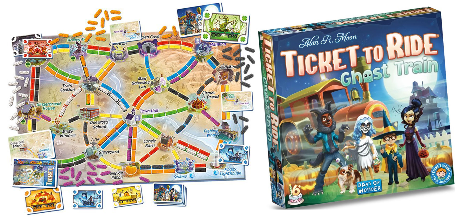 Asmodee presenta il gioco Ticket to Ride: Ghost Train