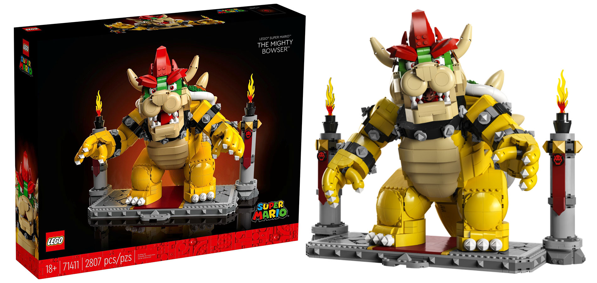 LEGO ha presentato il set Super Mario con il gigantesco Bowser