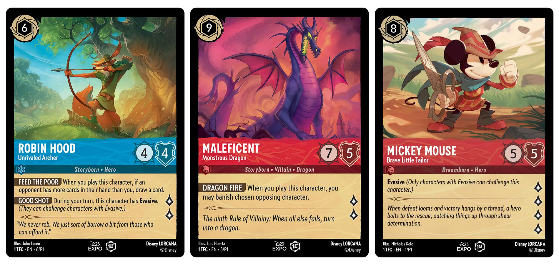 Presentate le prime carte Disney Lorcana