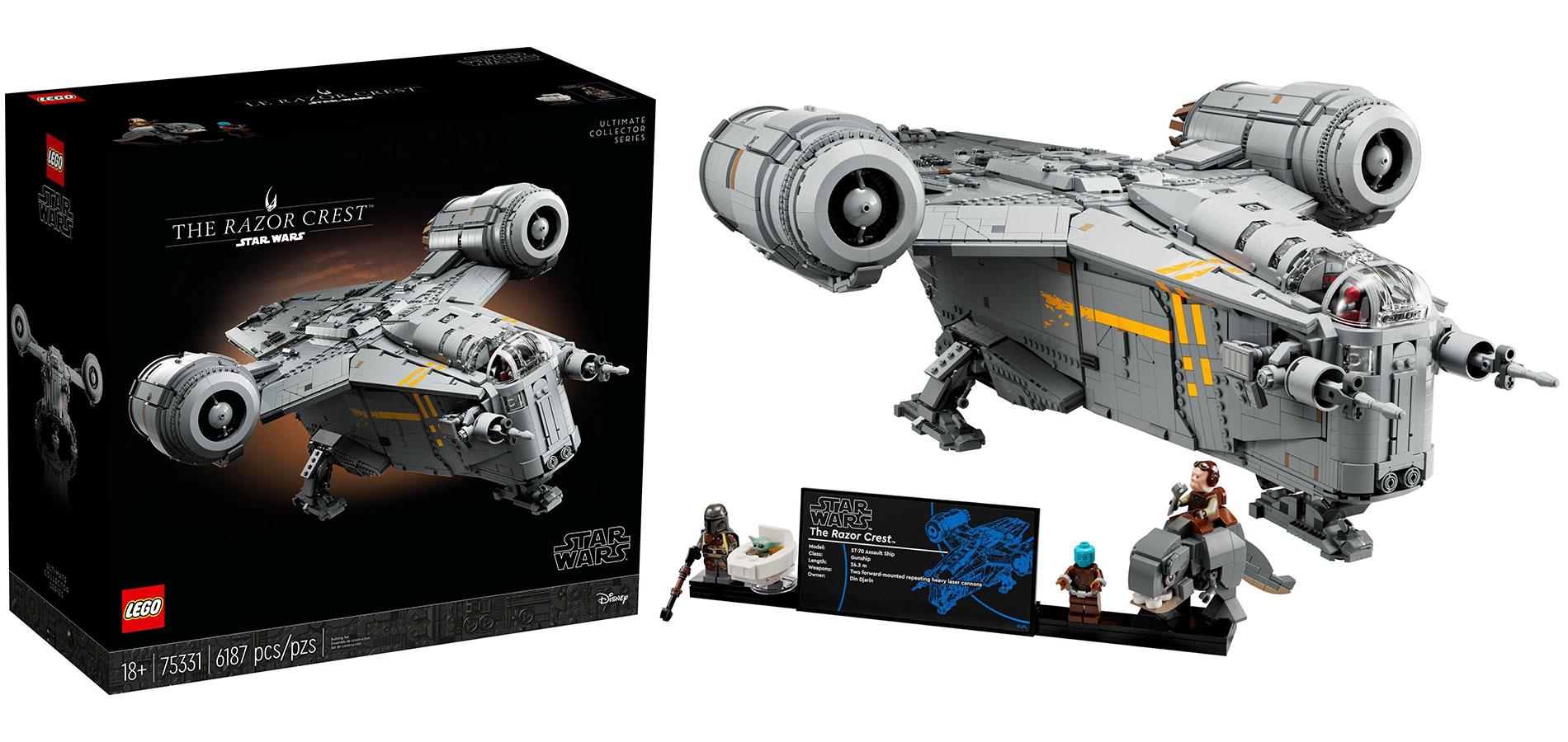 LEGO ha annunciato il nuovo set The Mandalorian Razor Crest