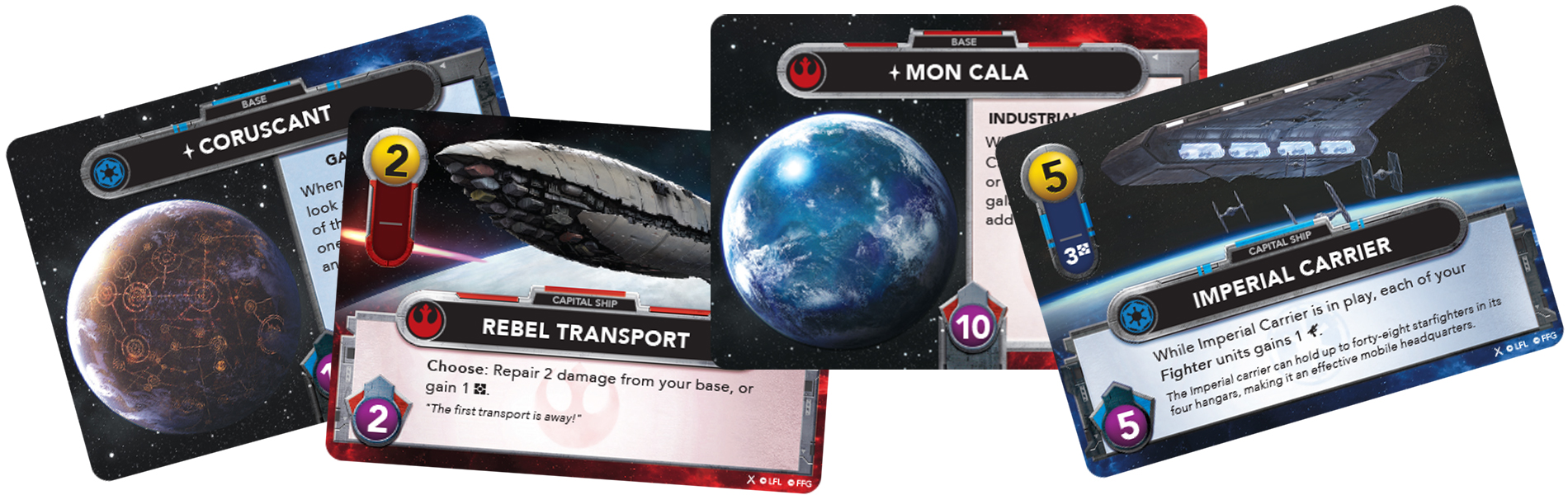 FFG ha annunciato il gioco di carte Star Wars: The Deckbuilding Game