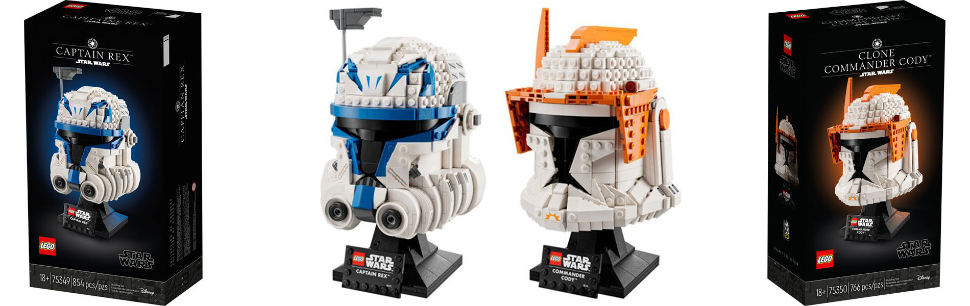Nuovi set casco LEGO Star Wars in occasione del 20° anniversario di The Clone Wars