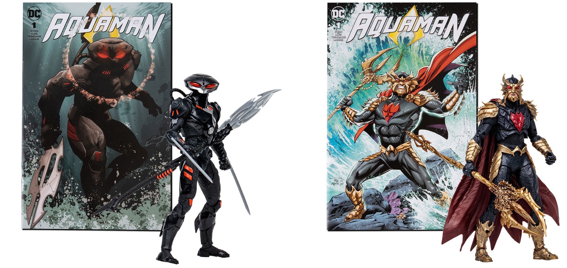 Disponibili ora nella linea McFarlane Toys le action figure DC Comics di Aquaman da 18 cm