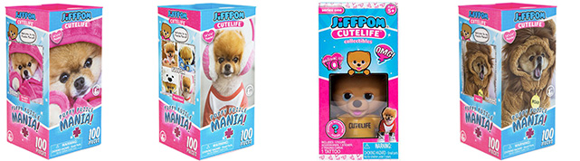 Jiffpom, il famoso Pomeranian nano di fama mondiale ha debuttato anche nel mercato dei giocattoli!