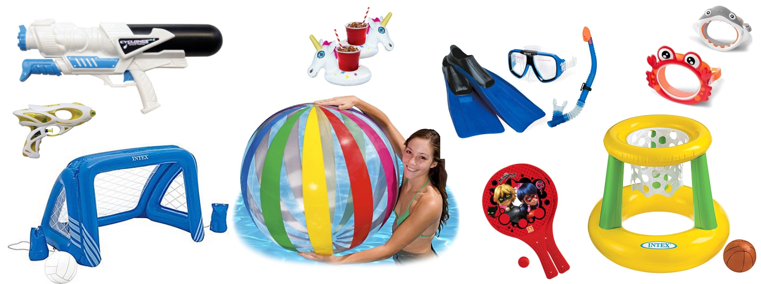 Consigli di gioco per le vacanze - Ciambelle da nuoto, braccioli, accessori da spiaggia