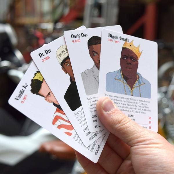Rapper Trumps gioco di carte