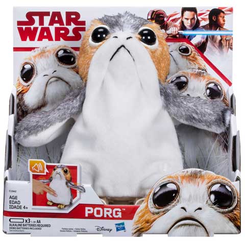 Star Wars: Gli Ultimi Jedi - Porg peluche elettronico da Hasbro!