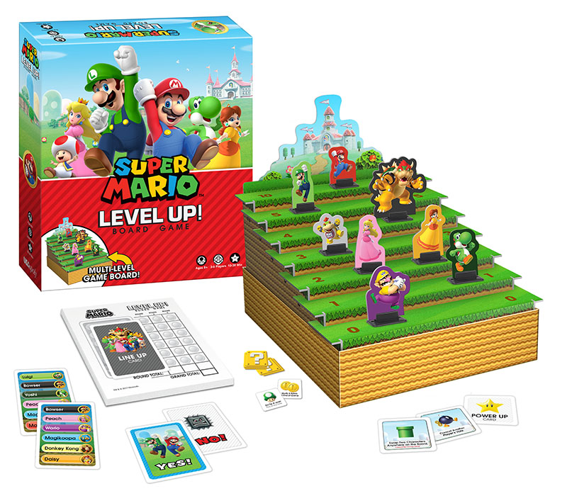 super mario level up gioco da tavolo