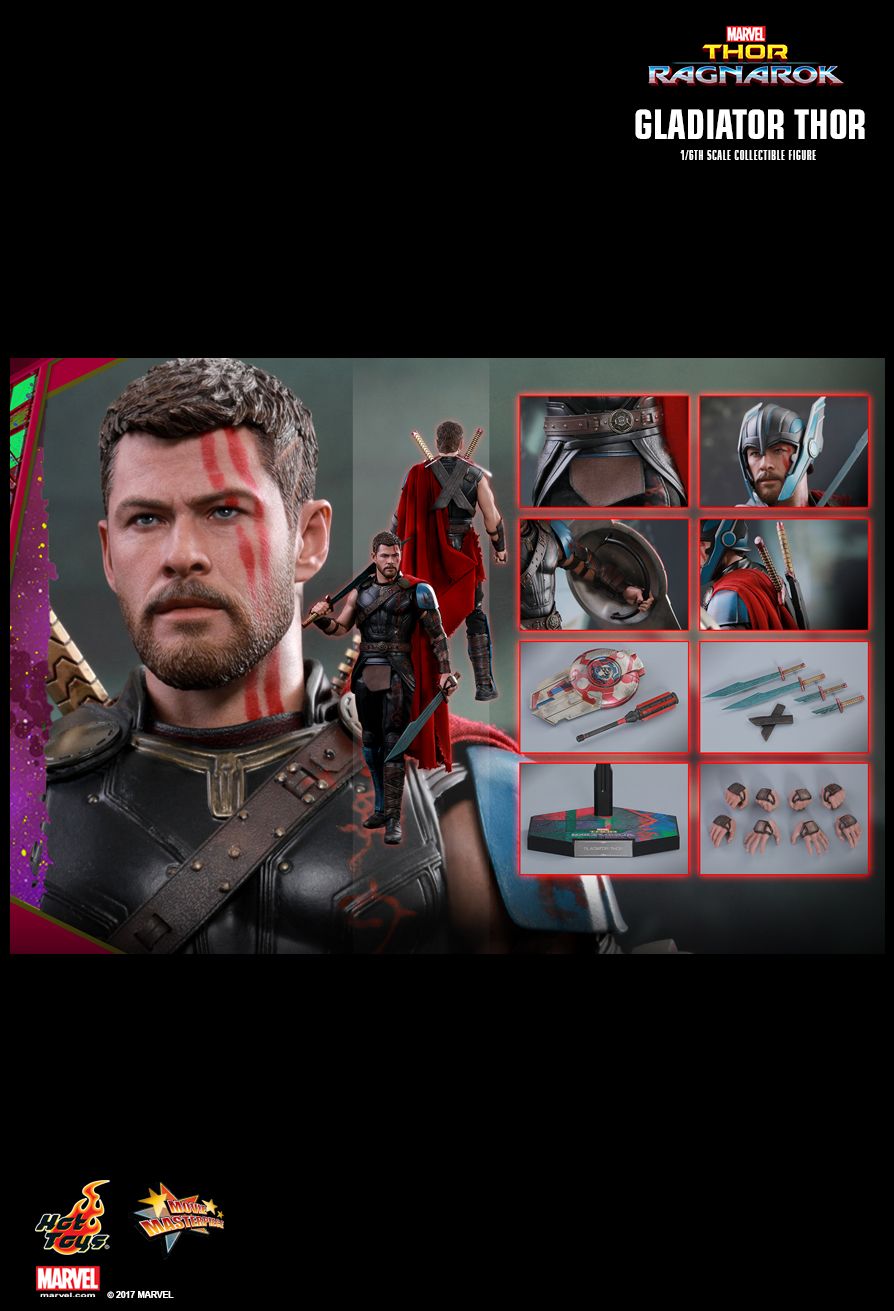 Thor: Ragnarok figure gladiatore realistiche