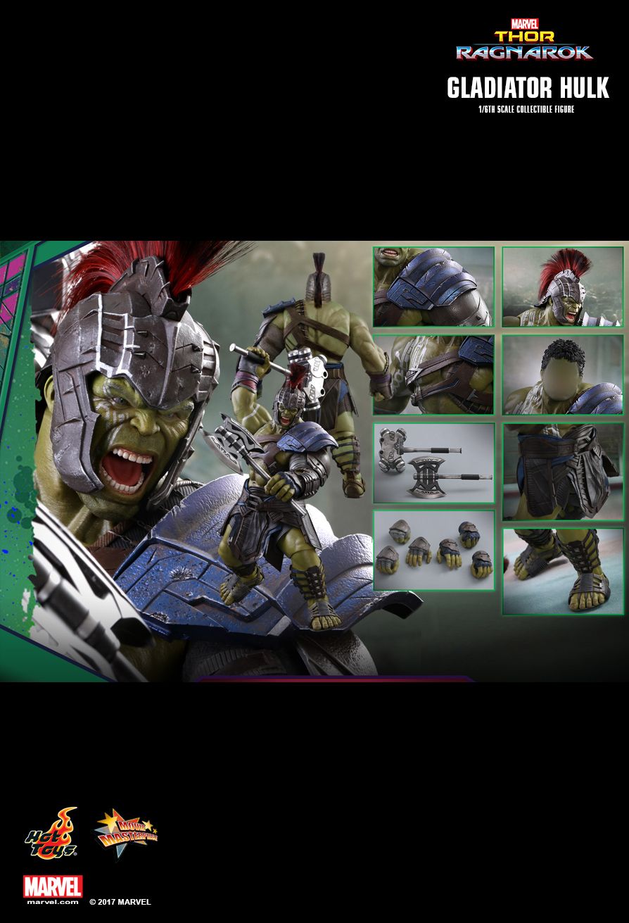 Thor: Ragnarok figure gladiatore realistiche
