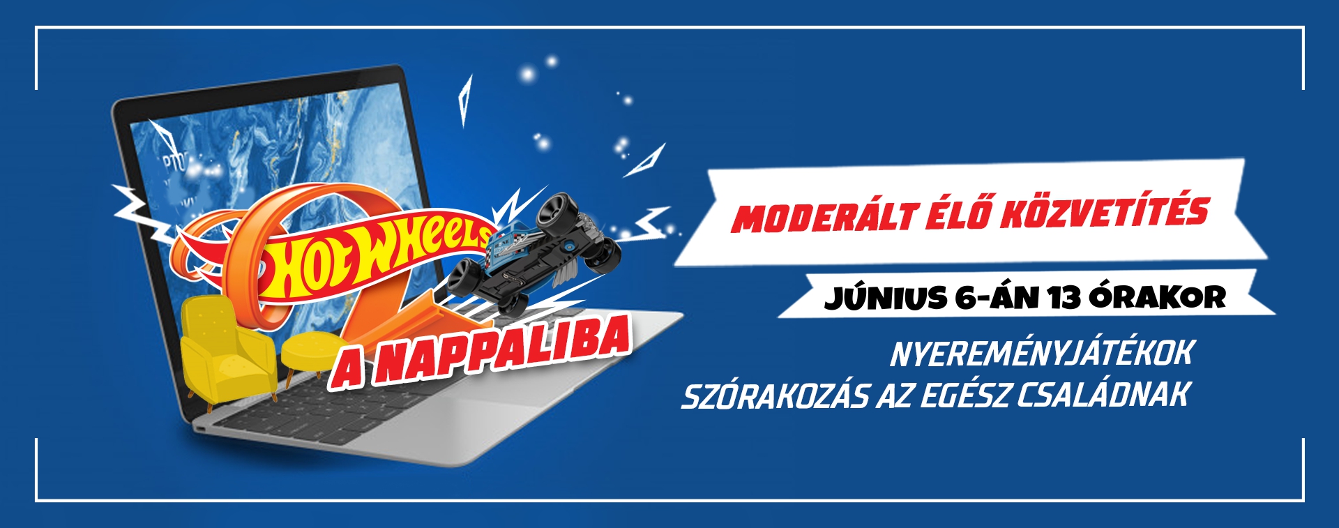 Trasmissione live moderata su Facebook di Hot Wheels