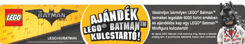 Portachiavi LEGO® Batman in omaggio