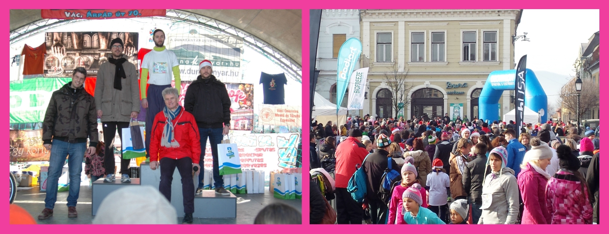 20ª corsa di Babbo Natale di Vác - resoconto