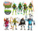 Presentazione del gioco: Serie animata delle Tartarughe Ninja di Playmates Toys - Figure base Mix N Match