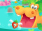 Salta e girati per nutrire gli animali nel gioco "Hungry Hungry Hippos: Move n’ Munch"