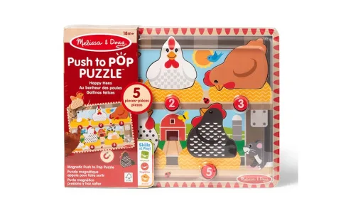 Melissa & Doug Pulcini Felici - Puzzle Premi e Salta
