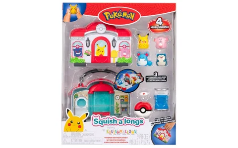 Set di gioco Jazwares Squish-A-Longs Centro Pokémon
