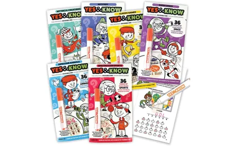 Libri attività Tree Town Toys Yes & Know a inchiostro invisibile