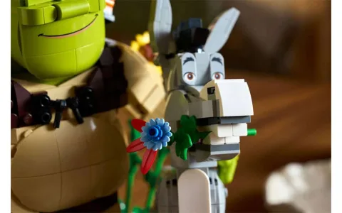 Il set LEGO Ideas di Shrek, Asino e Gatto con Stivali