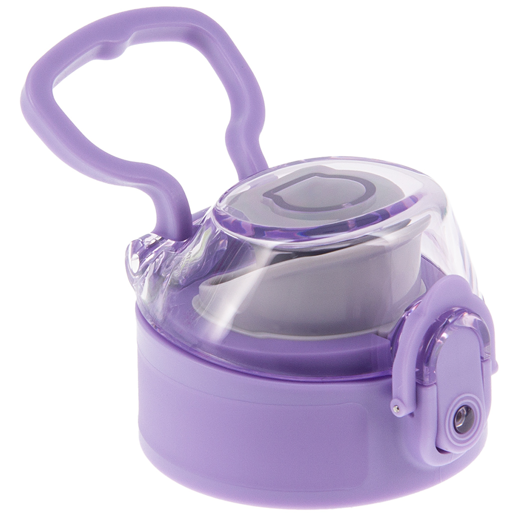 Ars Una: Tappo per borraccia "Snow Flower" - colore lilla, per borraccia metallica da 700 ml