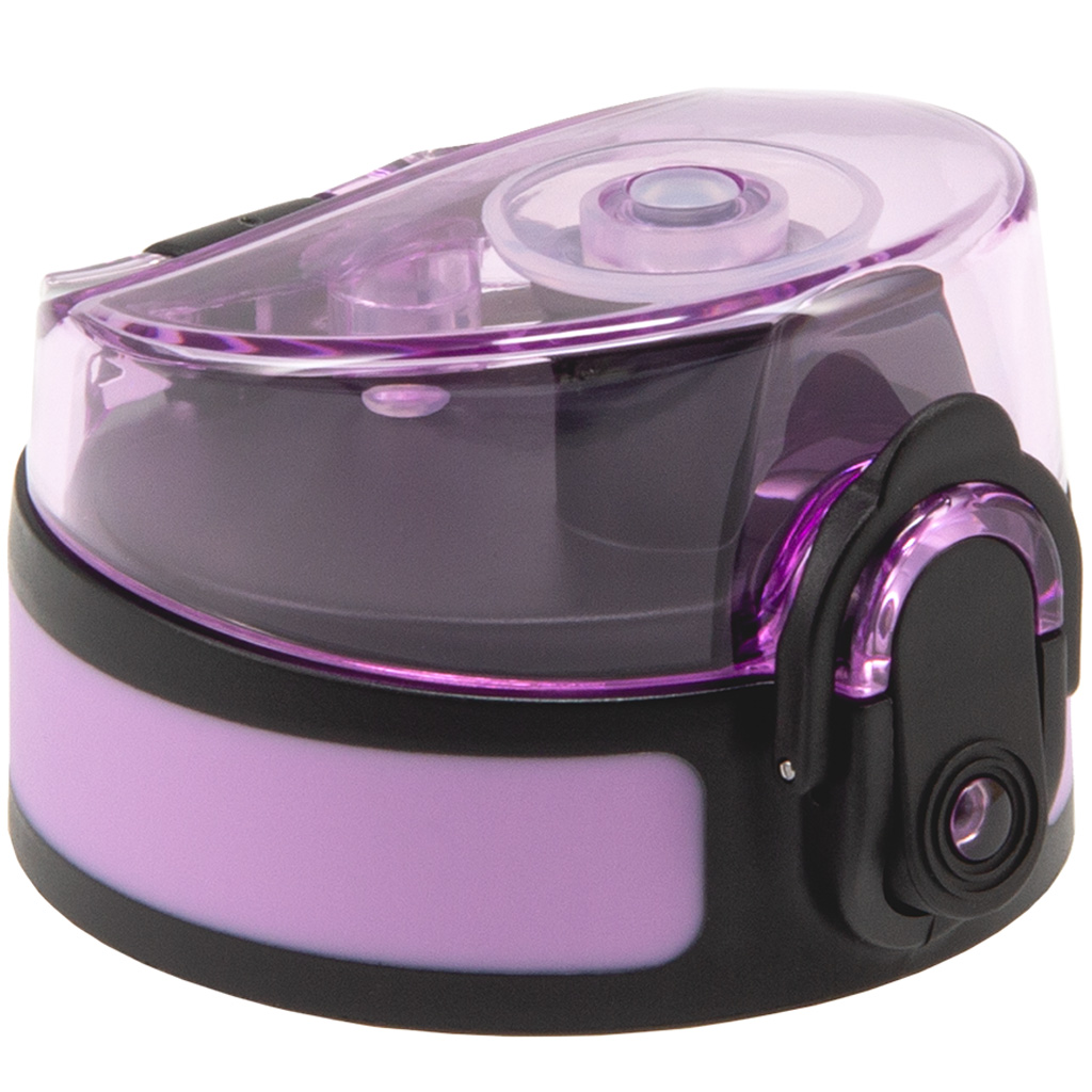 Ars Una: tappo per borraccia con chiusura di sicurezza, colore viola, per borraccia da 600 ml