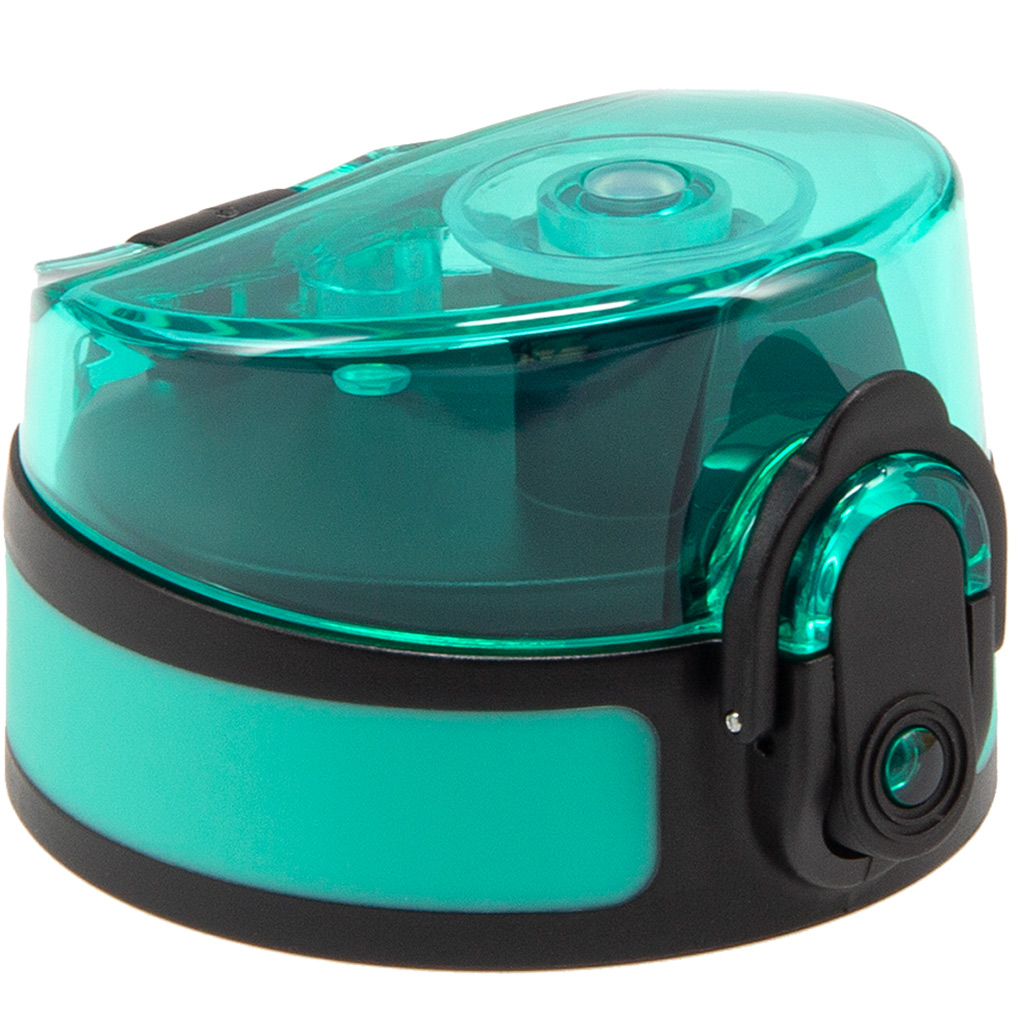 Ars Una: tappo per borraccia da 600 ml con chiusura di sicurezza, colore turchese