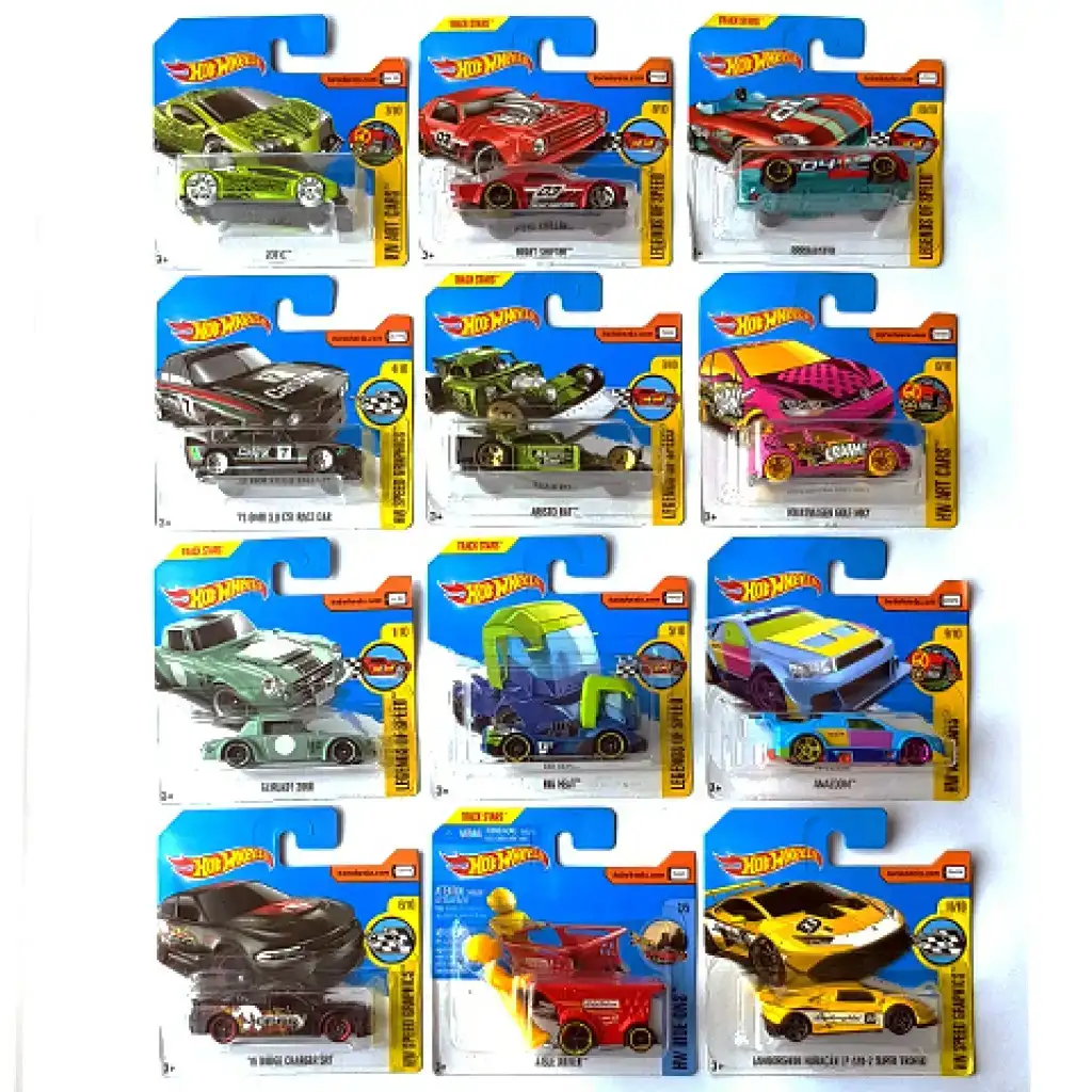 Assortimento di macchinine Hot Wheels in blister