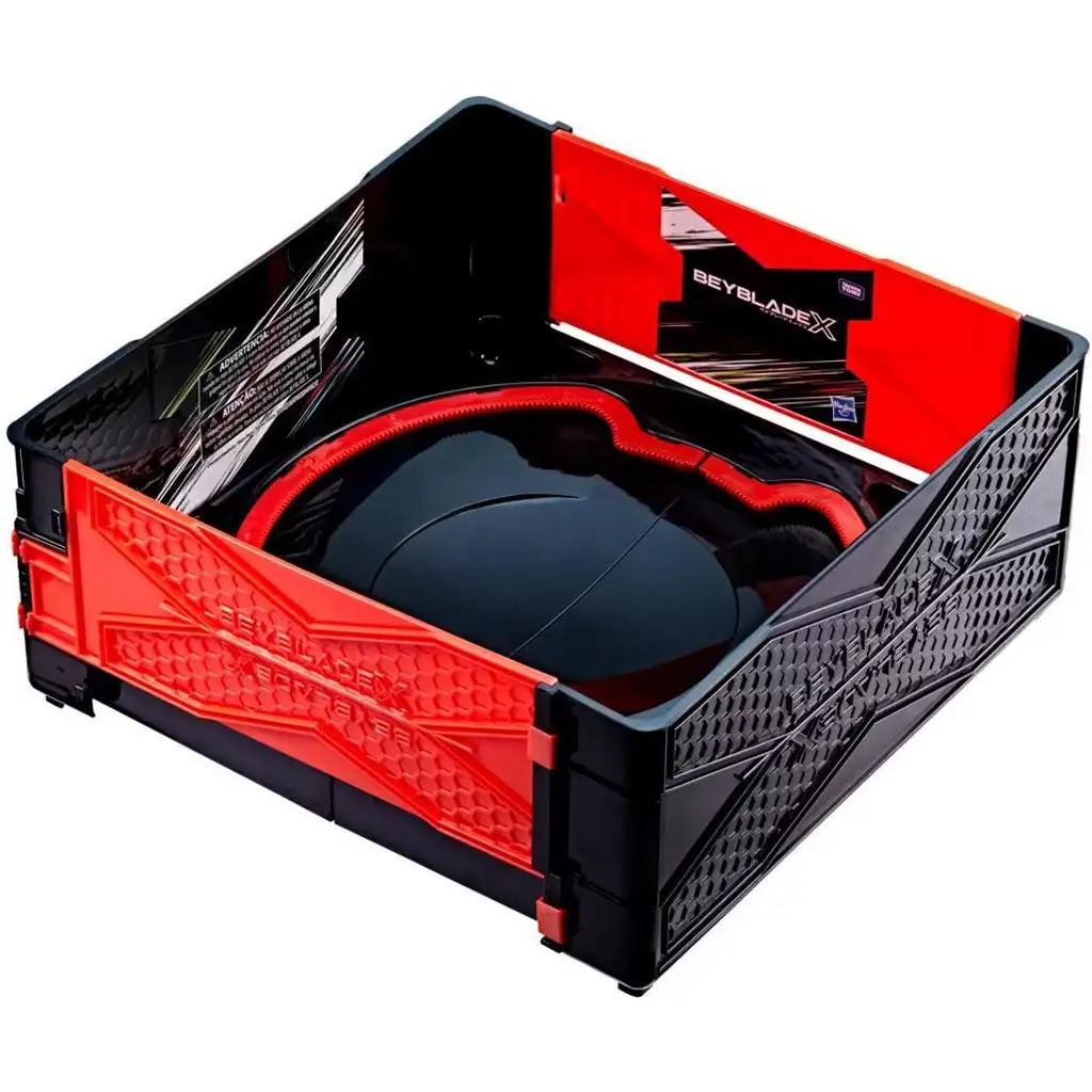 Beyblade X: Beystadium Clash &amp; Carry arena da battaglia portatile – Hasbro