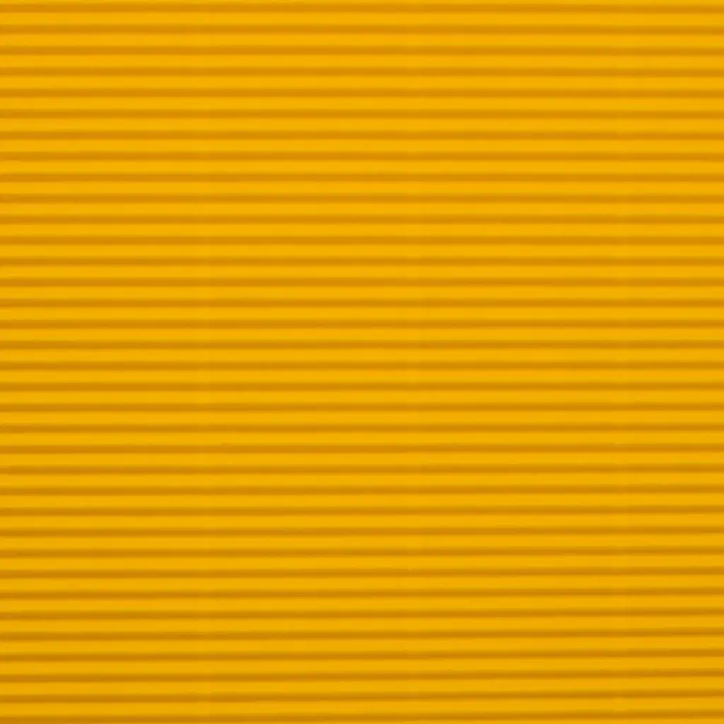 Cartone ondulato decorativo 3D color ocra B2 50x70cm 1 pezzo