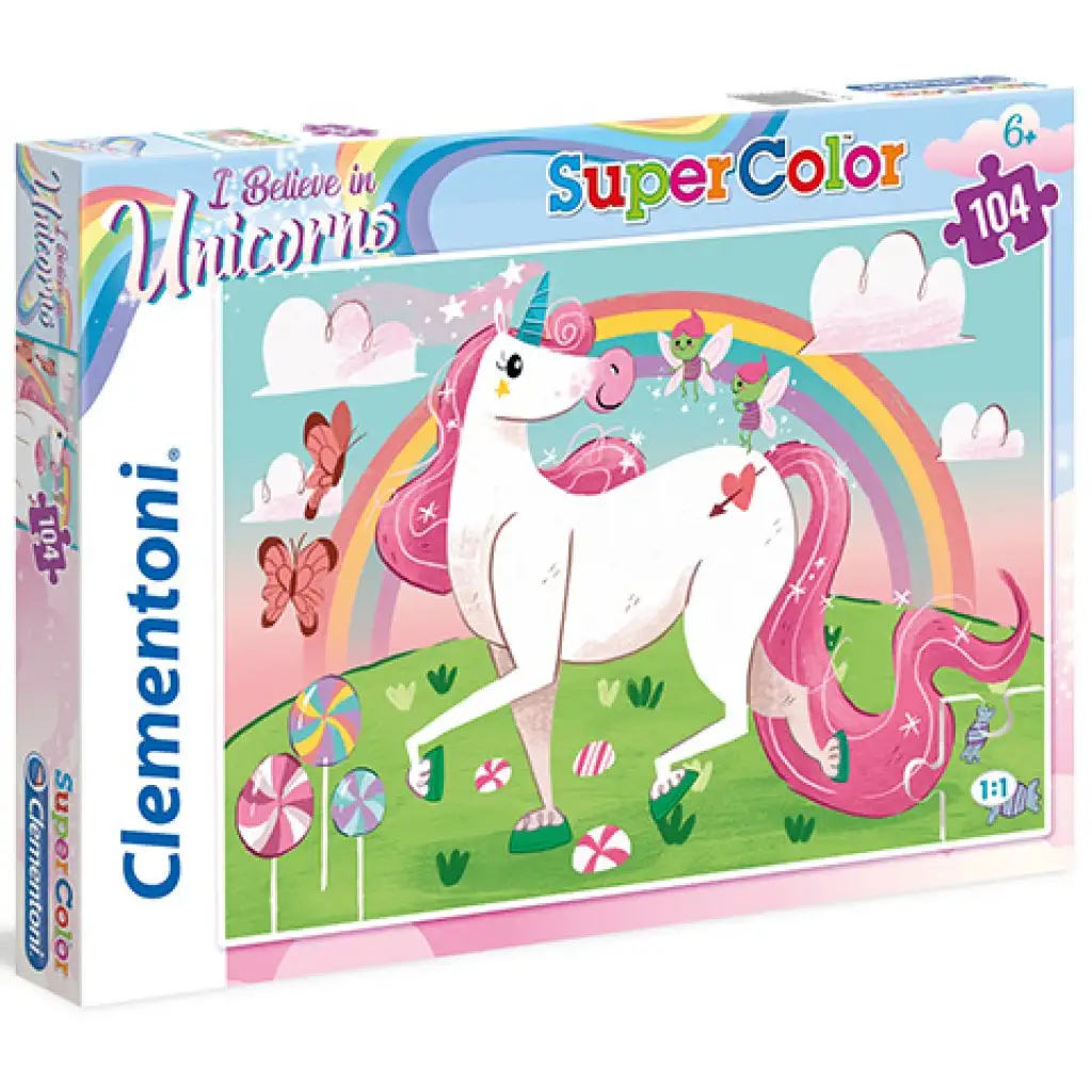 Credo negli Unicorni Supercolor puzzle 104 pezzi - Clementoni