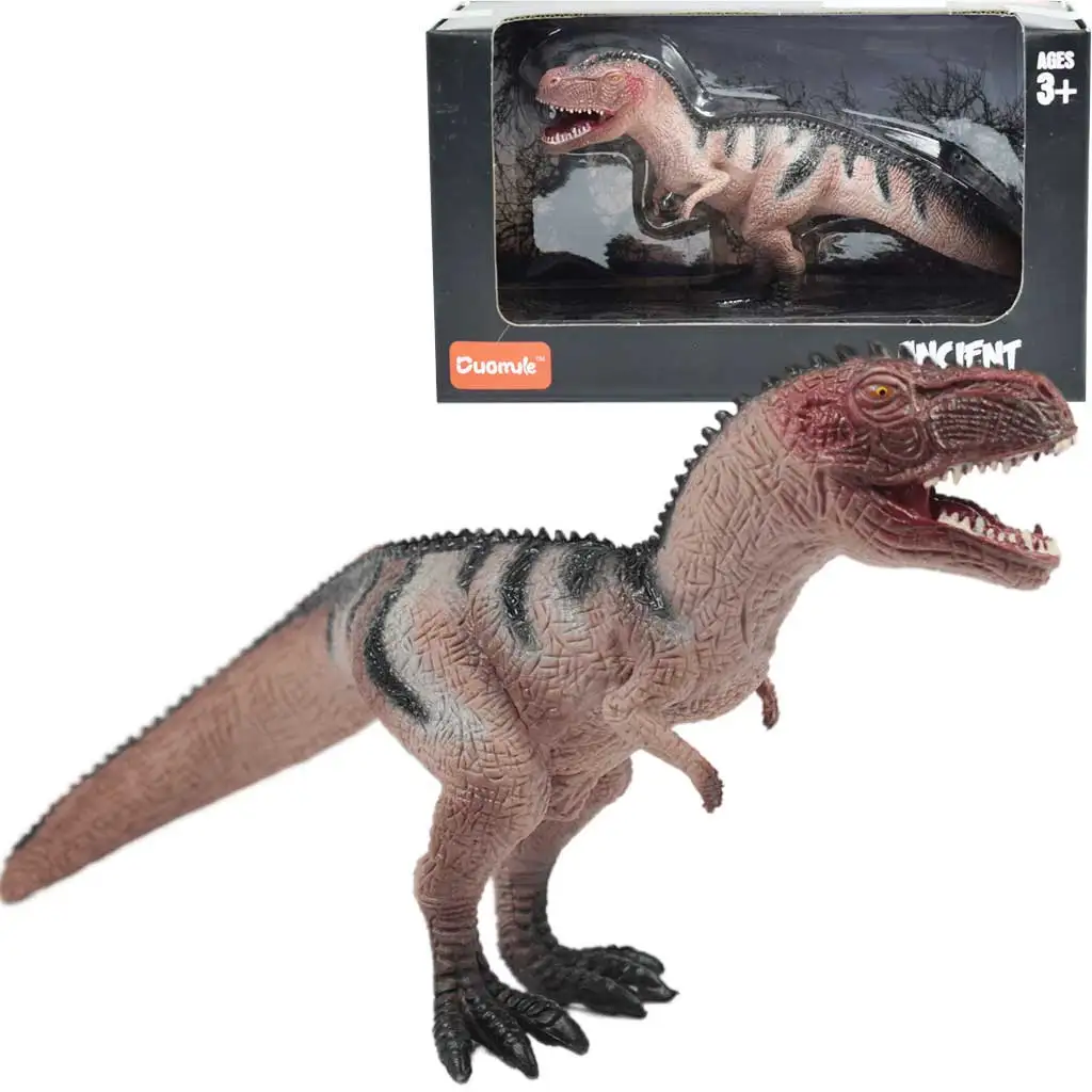 Dino World: Figura di dinosauro Giganotosaurus di 16 cm, riccamente dettagliata, in confezione regalo.