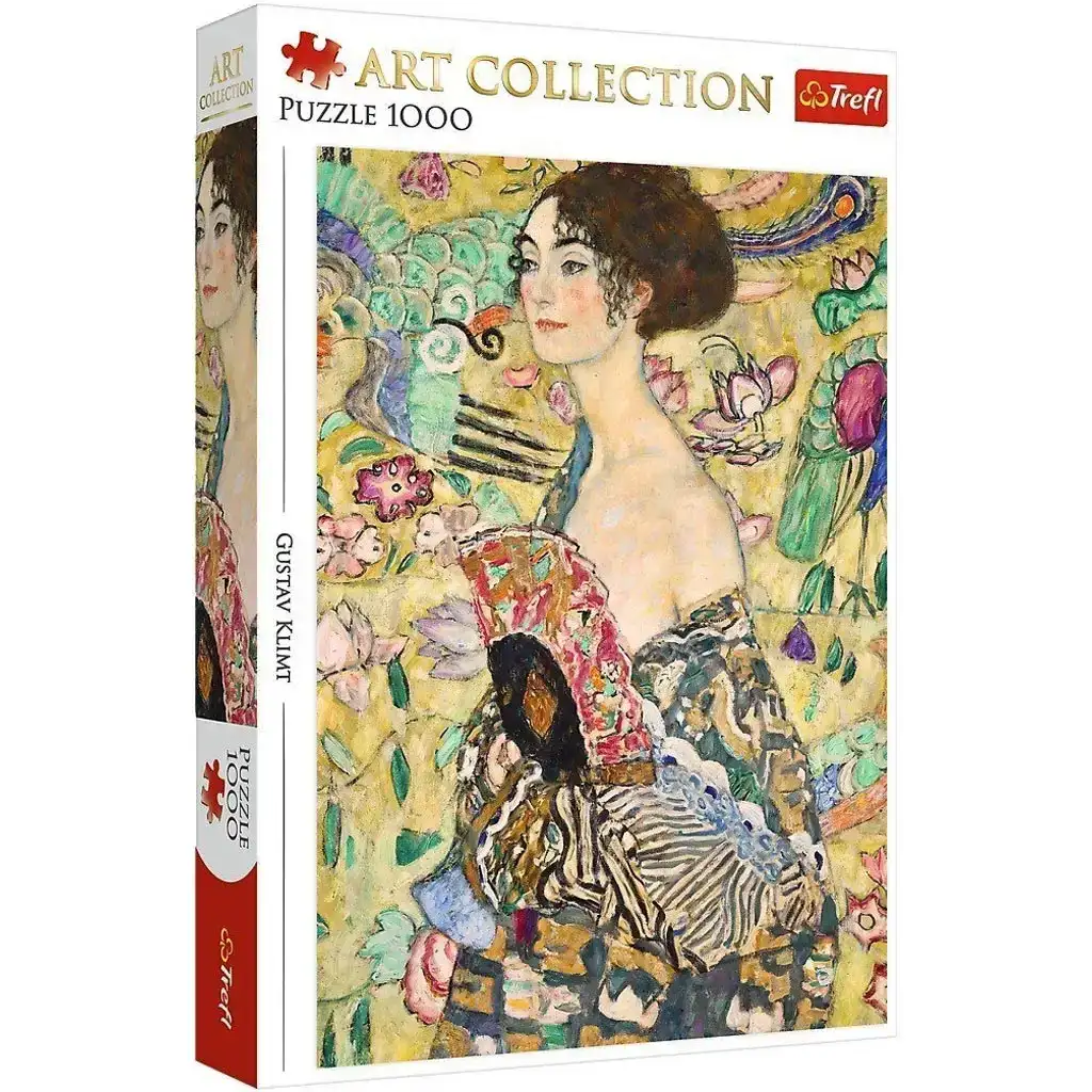 Gustav Klimt: La signora con ventaglio puzzle da 1000 pezzi - Trefl