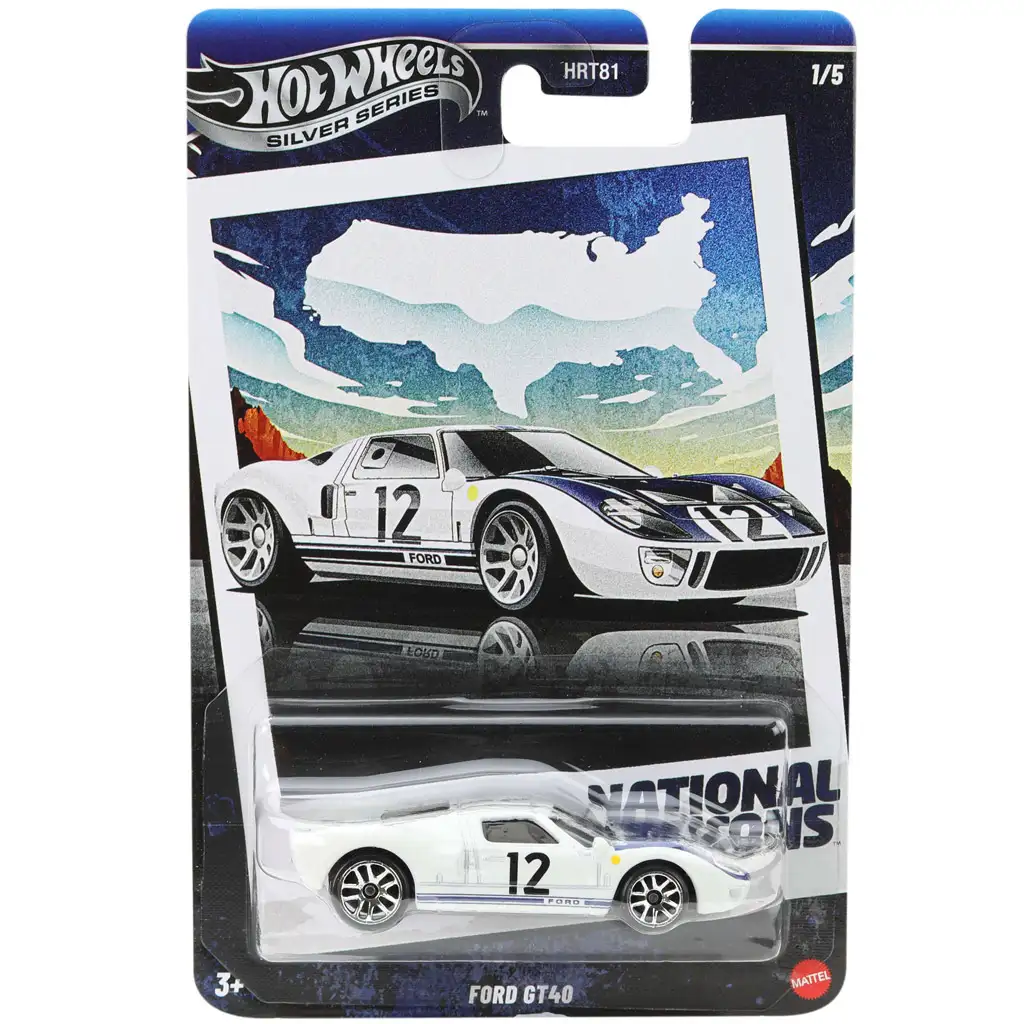 Hot Wheels: Ford GT40 vintage modellautó 1:64 - Mattel