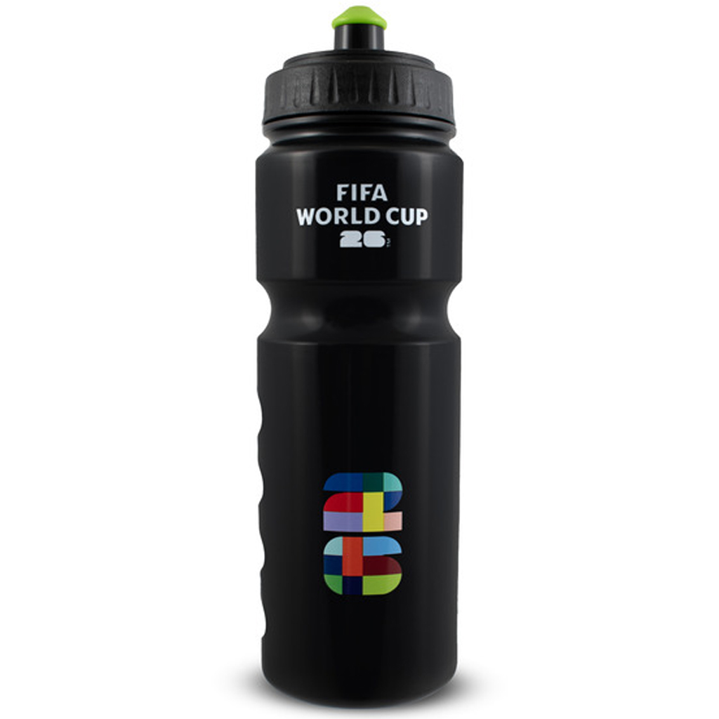 Hy-Pro: borraccia in plastica FIFA di colore nero, 750 ml