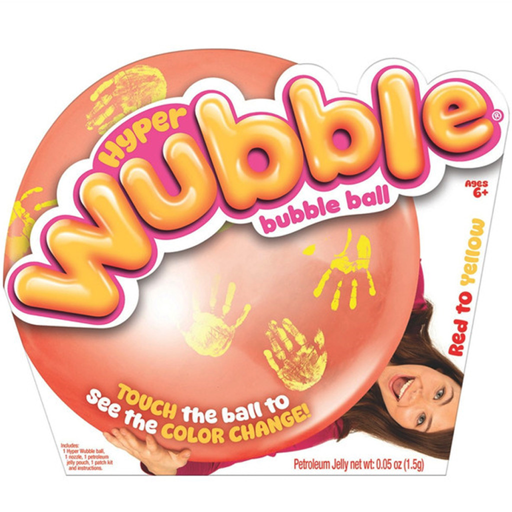 Hyper Wubble palla a bolle che cambia colore - Rosso-Giallo