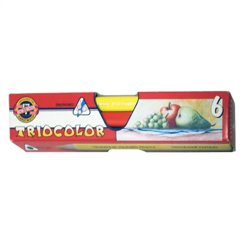 ICO: 3151 Matite colorate Tricolor 6 pezzi - Koh-I-Noor