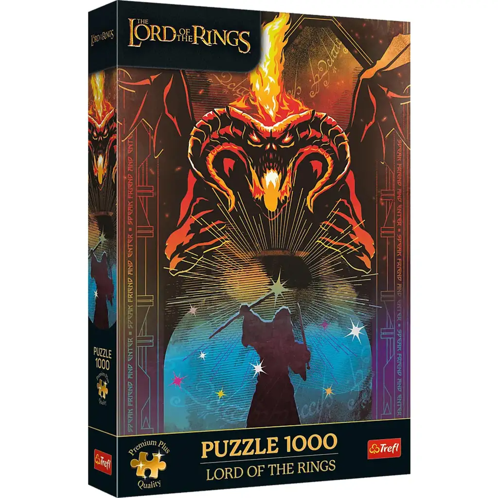 Il Signore degli Anelli - La battaglia tra Gandalf e il Balrog, puzzle da 1000 pezzi, Premium plus quality - Trefl