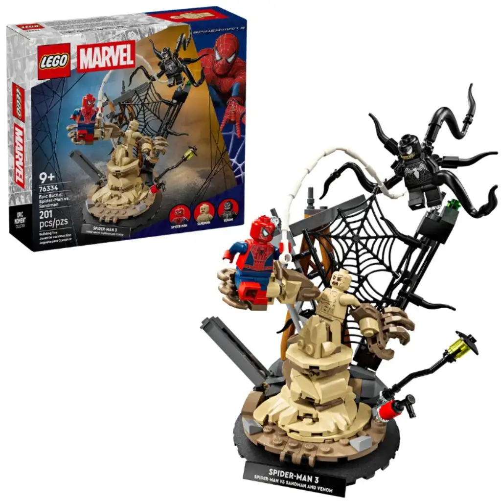 LEGO® Marvel: La grande battaglia tra Spider-Man e lUomo Sabbia (76334)
