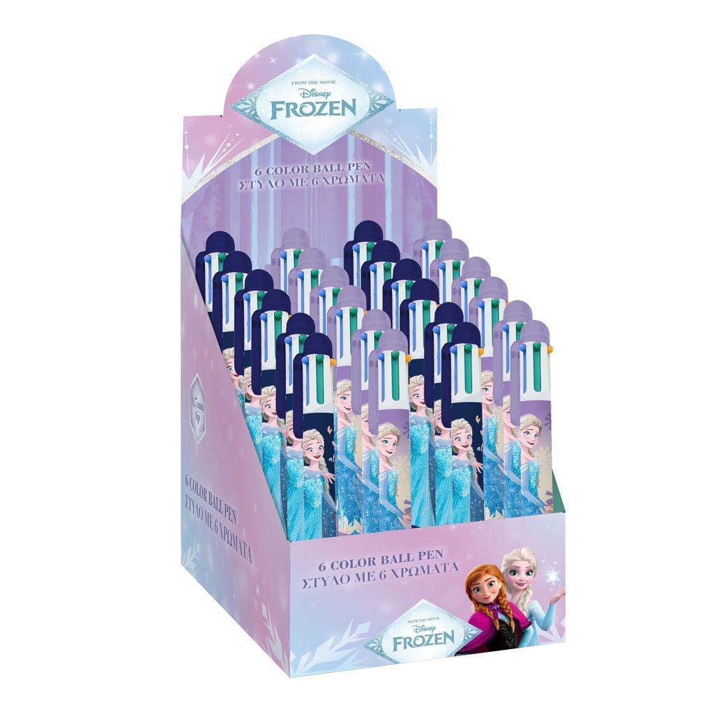 Luna: Frozen 2 penna a sfera 6 colori assortiti 1 pezzo